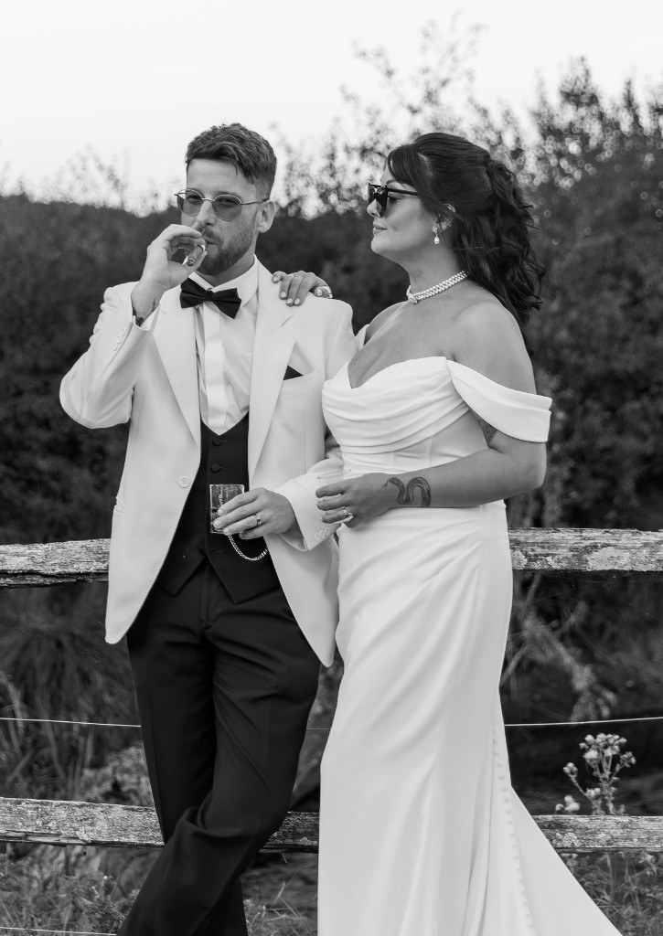Anthony Parry on his wedding day