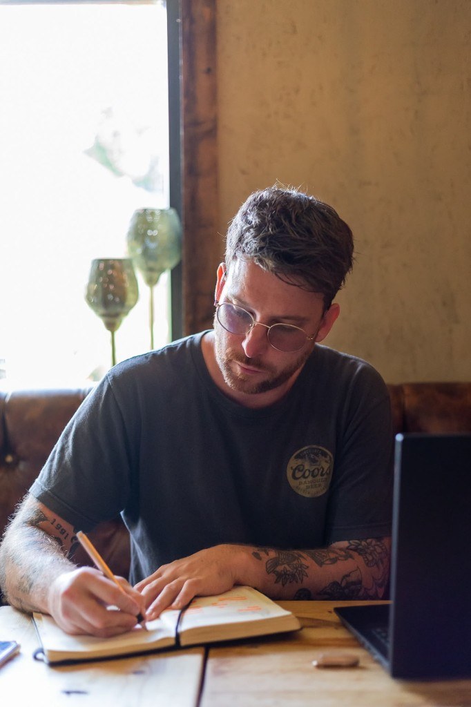 Anthony Parry at work